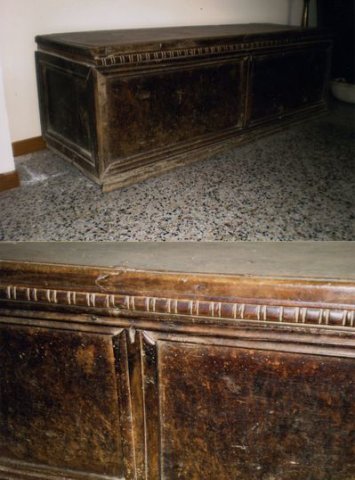 Galleria d'arte San Francesco Assisi - piani in marmo